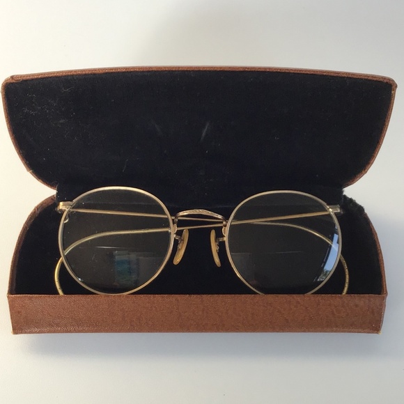 Antique Wire Reading Eye Glasses Spectacles Bifocals - Picture 5 of 16